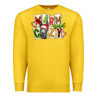 Lemon warm and cozy donkey Premium Sweatshirt - FaDigitalArtStudio