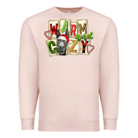 Pale Pink warm and cozy donkey Premium Sweatshirt - FaDigitalArtStudio