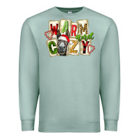 Seafoam warm and cozy donkey Premium Sweatshirt - FaDigitalArtStudio