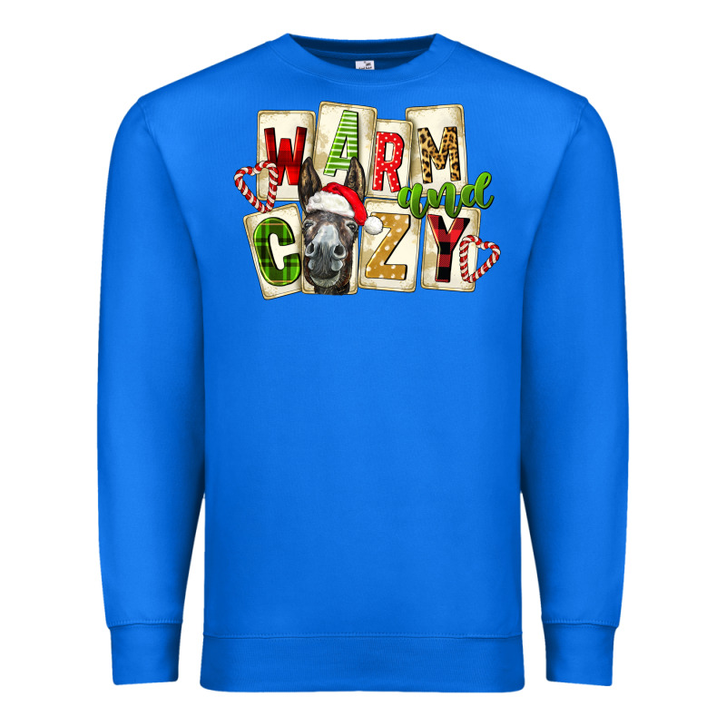Warm And Cozy Donkey Premium Sweatshirt by FaDigitalArtStudio | Teevron