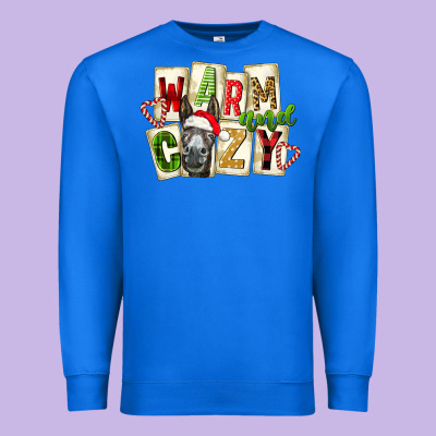 Warm And Cozy Donkey Premium Sweatshirt Designed By Fadigitalartstudio