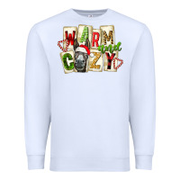White warm and cozy donkey Premium Sweatshirt - FaDigitalArtStudio