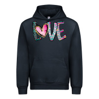 Navy Valentine Love Urban Hoodie - CowhideDigitalArt