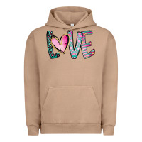 Pigment Burro Valentine Love Urban Hoodie - CowhideDigitalArt