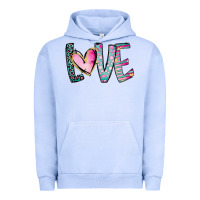 Pigment Grape Ice Valentine Love Urban Hoodie - CowhideDigitalArt