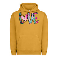 Pigment Peanut Butter Valentine Love Urban Hoodie - CowhideDigitalArt