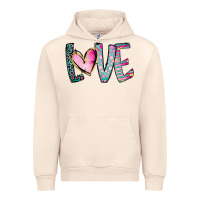 Sandshell Valentine Love Urban Hoodie - CowhideDigitalArt