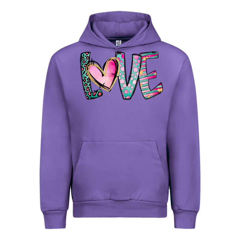 Valentine Love Urban Hoodie by CowhideDigitalArt | Teevron