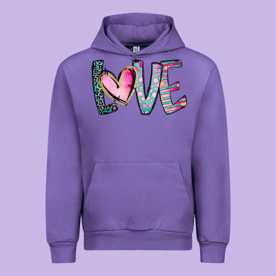 Valentine Love Urban Hoodie Designed By Cowhidedigitalart