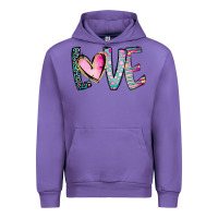 Tulip Valentine Love Urban Hoodie - CowhideDigitalArt