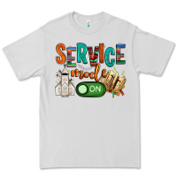 Dove Grey service mode on Premium Tee - NancyCooperArtShop