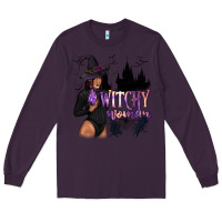 Plum Witchy Woman Long Sleeve Tee - texasbilliewilder