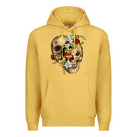 Antique Gold nature skull Premium Hoodie - RanaPortraitStore