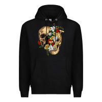 Black nature skull Premium Hoodie - RanaPortraitStore