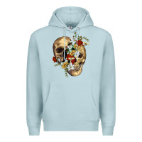 Blue Mist nature skull Premium Hoodie - RanaPortraitStore