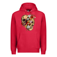 Cardinal nature skull Premium Hoodie - RanaPortraitStore