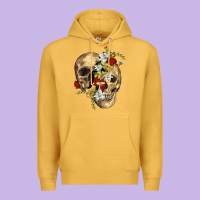Nature Skull Premium Hoodie Designed By Ranaportraitstore