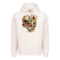 Pale Pink nature skull Premium Hoodie - RanaPortraitStore