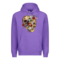 Purple nature skull Premium Hoodie - RanaPortraitStore