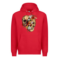 Red nature skull Premium Hoodie - RanaPortraitStore