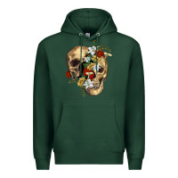Sports Green nature skull Premium Hoodie - RanaPortraitStore