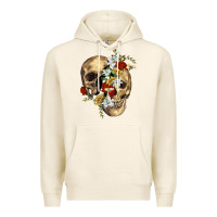Tofu nature skull Premium Hoodie - RanaPortraitStore
