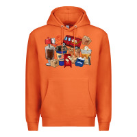Carrot Postal Worker Coffee Cups Premium Hoodie - FaDigitalArtStudio