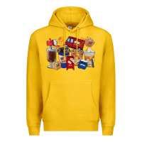 Lemon Postal Worker Coffee Cups Premium Hoodie - FaDigitalArtStudio