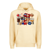 Pina Colada Postal Worker Coffee Cups Premium Hoodie - FaDigitalArtStudio