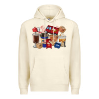 Sandshell Postal Worker Coffee Cups Premium Hoodie - FaDigitalArtStudio