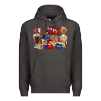 Smoke Postal Worker Coffee Cups Premium Hoodie - FaDigitalArtStudio
