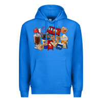 True Royal Postal Worker Coffee Cups Premium Hoodie - FaDigitalArtStudio