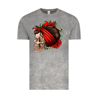 Cloud Rock bandana and roses skull Vintage Tee - Jasminsmagicworld