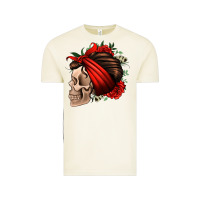 Vintage Arctic bandana and roses skull Vintage Tee - Jasminsmagicworld