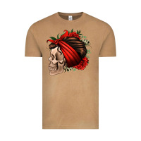 Vintage Camel bandana and roses skull Vintage Tee - Jasminsmagicworld