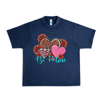 Navy valentine's day be mine hearts sunflower Urban Heavy Tee - RanaPortraitStore