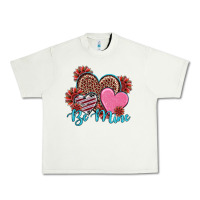 Pistachio valentine's day be mine hearts sunflower Urban Heavy Tee - RanaPortraitStore