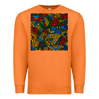 Carrot african geometric seamless pattern Premium Sweatshirt - BundleAndBundleShop