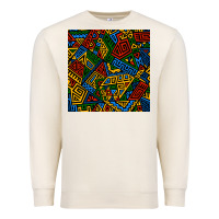 Sandshell african geometric seamless pattern Premium Sweatshirt - BundleAndBundleShop
