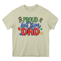 Mossy proud autism dad Heavy Core Tee - MaliasSmallBusiness