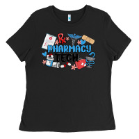 Black pharmacy tech Ladies Tee - MaliasSmallBusiness