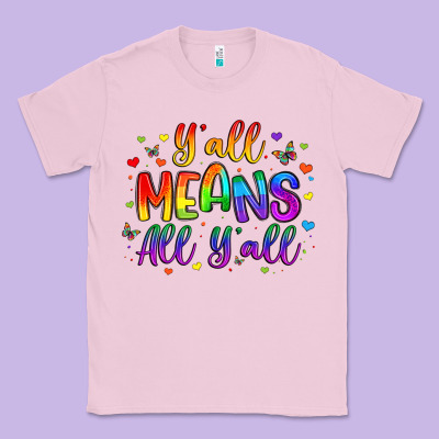 Y All Means All Y All Classic Tee Designed By Artiststas