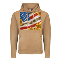 Vintage Camel american flag sunflowers and canouflage print veteran mousepad Vintage Hoodie - Jasminsmagicworld