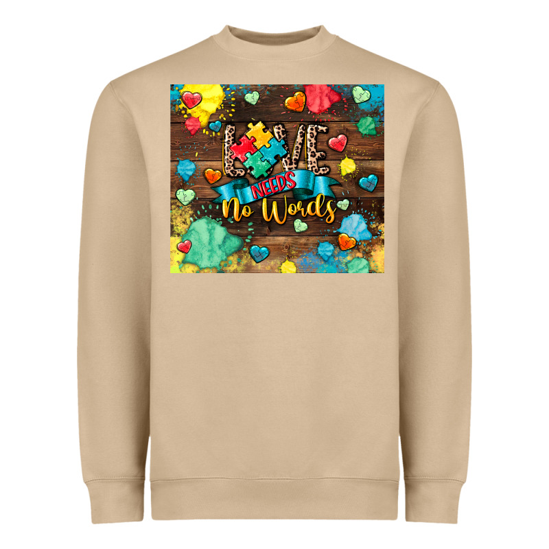 Love Needs No Words Heavyweight Sweatshirt by CowGirlArtShop | Teevron