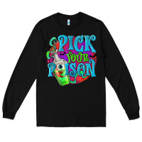 Black Pick Your Poison Long Sleeve Tee - texasbilliewilder
