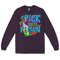 Plum Pick Your Poison Long Sleeve Tee - texasbilliewilder
