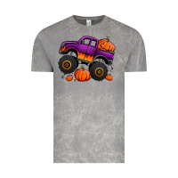 Cloud Rock halloween jack o lantern monster truck Vintage Tee - Jasminsmagicworld