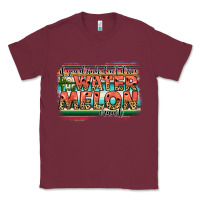 Burgundy i̇f you drink don't drive do the watermelon crawl Classic Tee - JahusDesignShop