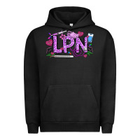 Pigment Black Valentine LPN Urban Hoodie - CowhideDigitalArt