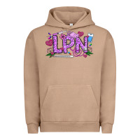 Pigment Burro Valentine LPN Urban Hoodie - CowhideDigitalArt